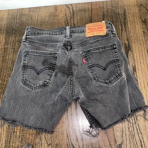 Authenic black levi shorts